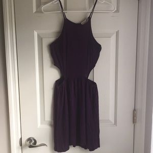 Flowy purple dress